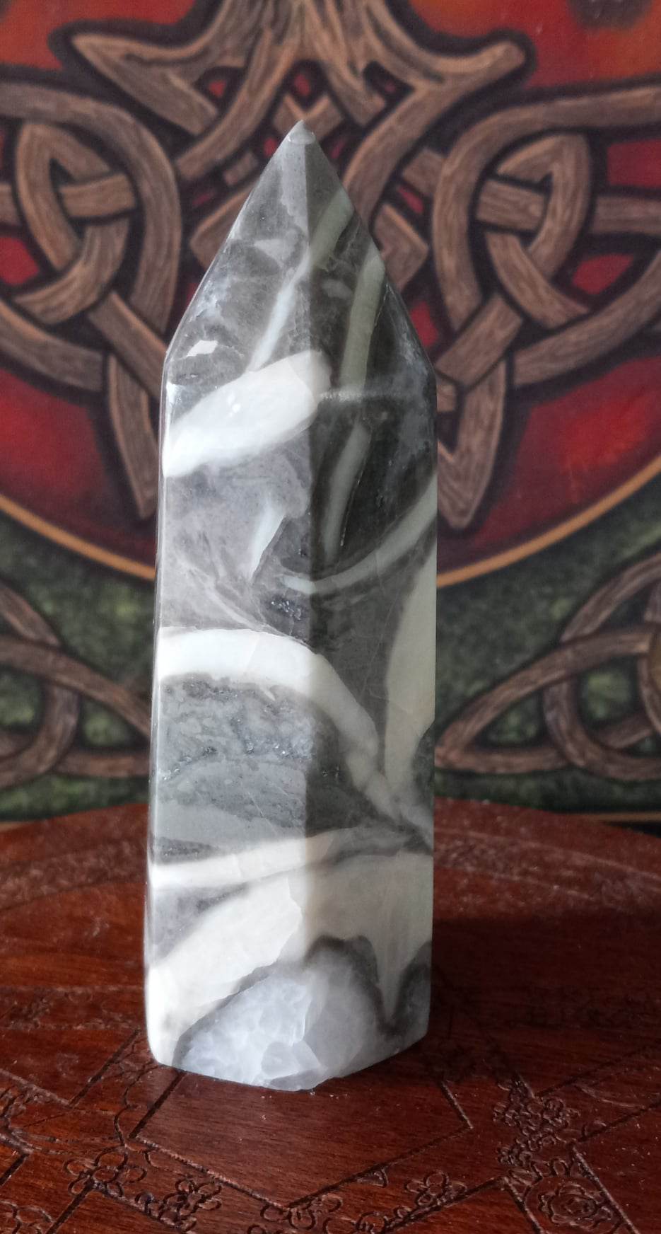 Thousand Eye Jasper Crystal Point - Click Image to Close