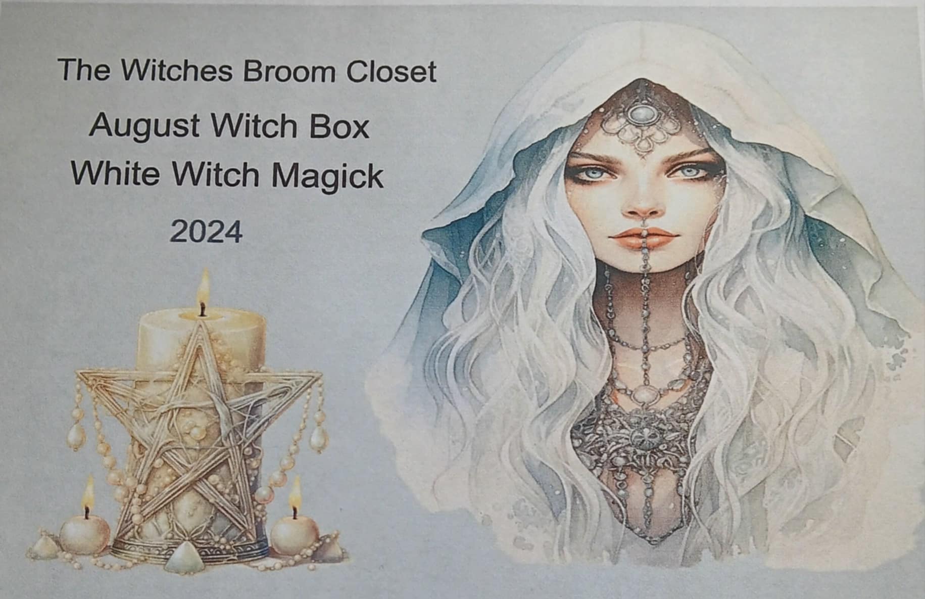 The Witches Broom Closet Witch Box *PRE-ORDER* (August 2024) White Witch Magick Witch Box