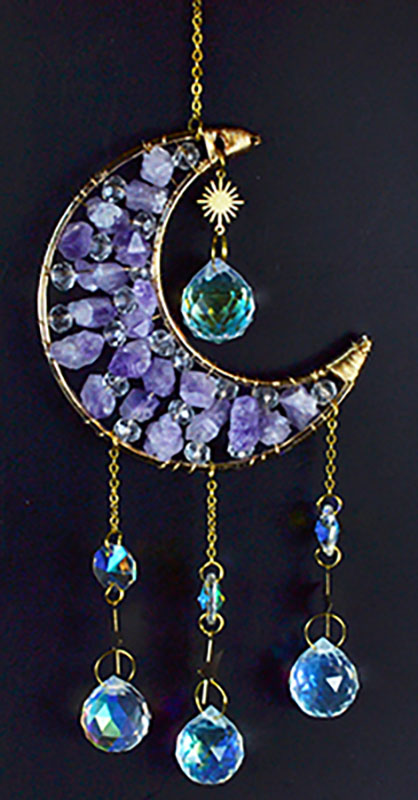 16 1/2" Celestial moon sun catcher